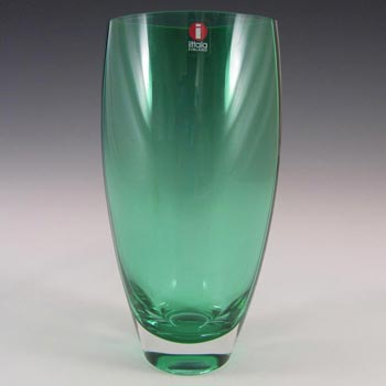 (image for) Iittala Tina Nordström Green Glass 'Leia' Vase - Label