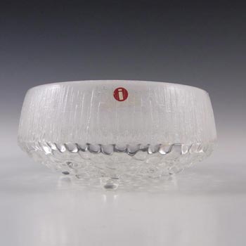 (image for) Iittala Finnish Glass 'Ultima Thule' Bowl by Tapio Wirkkala