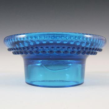 (image for) Cascade / Wood Bros Blue Glass 'Kastehelmi' Candle Holder