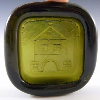 (image for) PLUS Glashytta 1970s Green Glass Bowl - Richard Duborgh