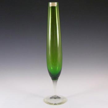 (image for) Randsfjord Norwegian 1970's Green Glass Vase - Labelled