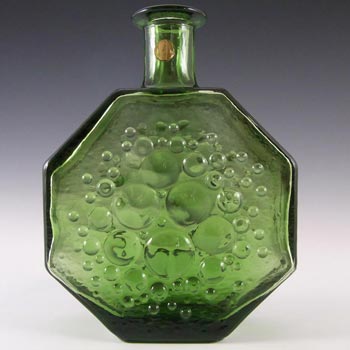 (image for) Riihimaki #1720 Riihimaen Green Glass Nanny Still 'Polaris' Vase