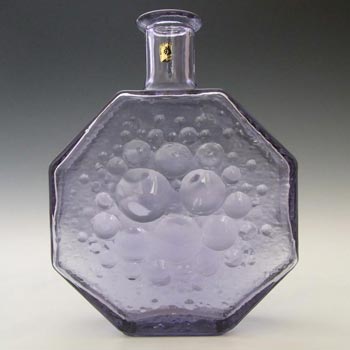 (image for) Riihimaki #1720 Riihimaen Neodymium Glass Nanny Still 'Polaris' Vase