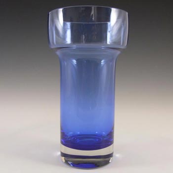 (image for) Riihimaki #1576 Riihimaen Lasi Oy Blue Glass Vase