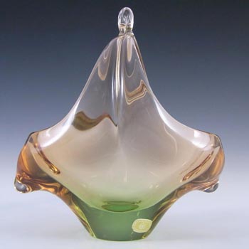 (image for) Skrdlovice #5976 Labelled Czech Glass Bowl by Emanuel Beránek