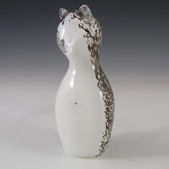 (image for) Wedgwood Brown + White Glass Cat RSW406 or SG440