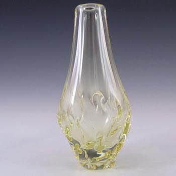 (image for) Zelezny Brod Sklo Czech Citrine Yellow Glass Vase
