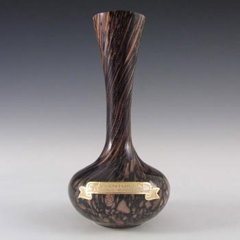 (image for) V Nason & C Murano Aventurine Glass Vase - Labelled