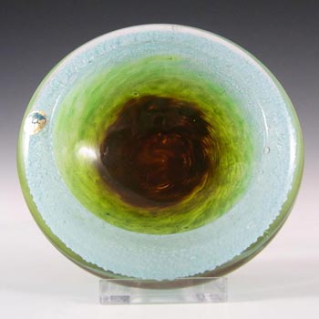 (image for) Ekenas Blue + Green Glass Bowl by John-Orwar Lake - Label