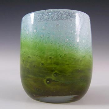 (image for) Ekenas Blue + Green Glass Vase - John-Orwar Lake