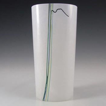 (image for) Kosta Boda Glass 'Rainbow' 7.5" Vase - Signed Bertil Vallien #48227