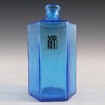 (image for) Venini Murano Blue Glass 'Vasetti' Vase - Signed '79