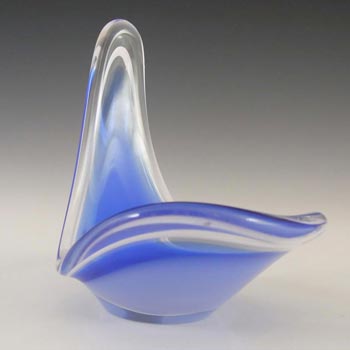 (image for) Flygsfors Coquille Glass Bowl by Paul Kedelv Signed '59