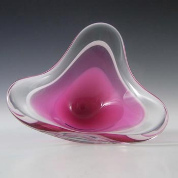 (image for) Flygsfors Coquille Glass Bowl by Paul Kedelv - Signed #2