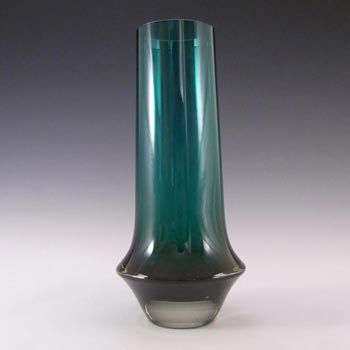 (image for) Riihimaki #1378 Riihimaen Tamara Aladin Green Glass Vase - Marked