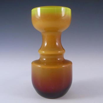 (image for) Aseda Swedish Amber Glass Hooped Vase by Bo Borgstrom #B15/58