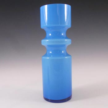 (image for) Alsterfors #S5000 Per Olof Ström Blue Cased Glass Vase
