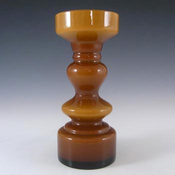 (image for) Japanese Amber Cased Hooped Glass Vase - Swedish Style