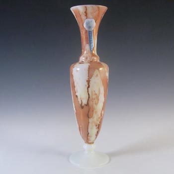 (image for) Stelvia Italian Empoli 'Fatto A Mano' Glass Vase - Label