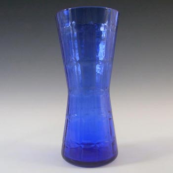 (image for) Alsterfors #AV422 Swedish / Scandinavian Blue Glass Vase