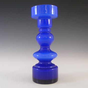 (image for) Japanese Blue Cased Hooped Glass Vase - Swedish Style