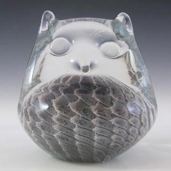 (image for) FM Konstglas/Marcolin Fumato Glass Owl - Signed