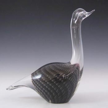 (image for) FM Konstglas/Marcolin Fumato Glass Swan #039 - Signed