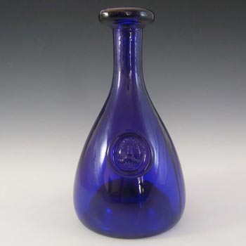(image for) Holmegaard 'Viking' Blue Glass Carafe by Ole Winther 1955