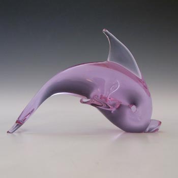 (image for) Neodymium/Alexandrite Italian/Murano Glass Dolphin - Labelled