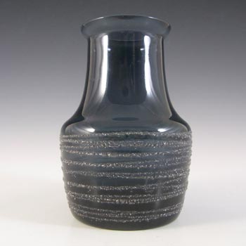 (image for) Sea Glasbruk Swedish Smoky Blue Grey Glass Vase - Rune Strand