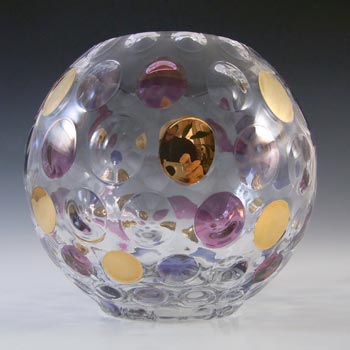 (image for) Borske Sklo 1950's Czech Glass 'Nemo' Vase by Max Kannegiesser