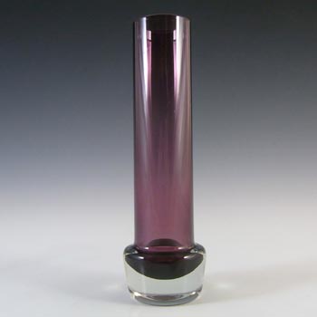 Riihimaki / Riihimaen Lasi Oy Finnish Purple Glass Vase