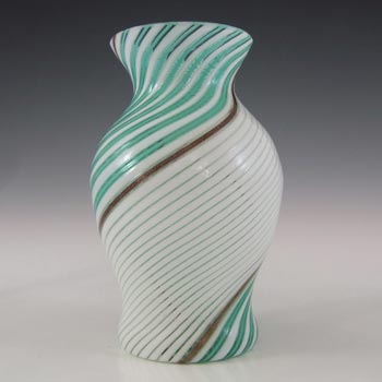 (image for) Aureliano Toso / Dino Martens Mezza Filigrana Glass Vase #5701
