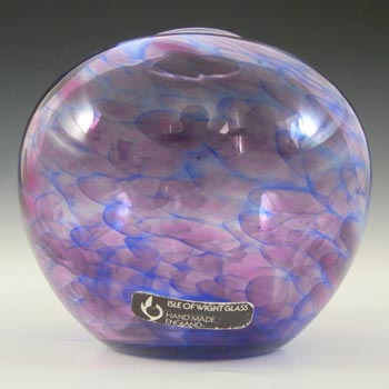 (image for) Isle of Wight Studio 'Heather' Purple & Blue Glass Globe Vase