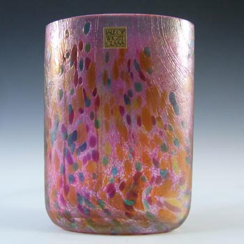 (image for) Isle of Wight Studio 'Summer Fruits' Cranberry Glass Vase