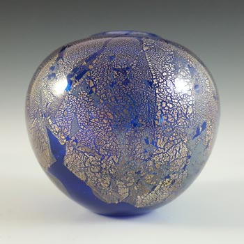 (image for) Isle of Wight Studio / Harris 'Azurene Blue' Glass Globe Vase