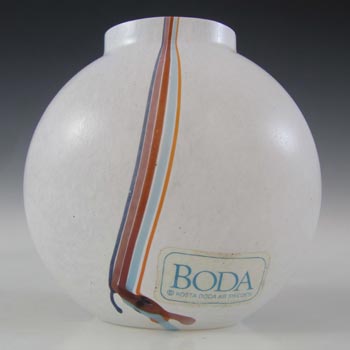 (image for) Kosta Boda Glass 'Rainbow' Vase by Bertil Vallien - Signed
