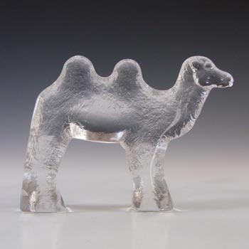 (image for) Kosta Boda Glass Camel Sculpture - Zoo Series by Bertil Vallien