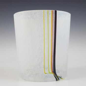(image for) Kosta Boda Glass 'Rainbow' 3.25" Vase - Signed Bertil Vallien #48225