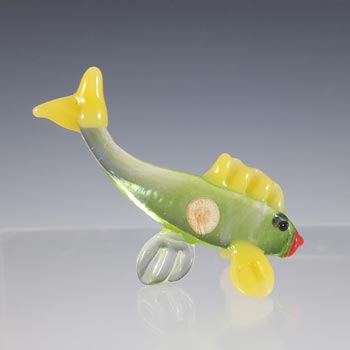 (image for) Japanese Lampworked Glass Fish - Red Ball Brand Label