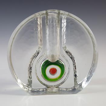 (image for) Walther Kristallglas German Solifleur Textured Glass Stem Vase