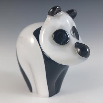 (image for) LABELLED Wedgwood Glass Panda Bear Paperweight SG421