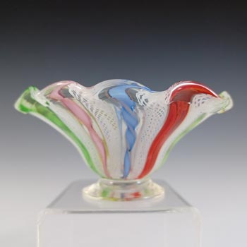 (image for) AVEM Murano Multicoloured Glass Zanfirico Filigree Bowl