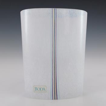 (image for) Kosta Boda Glass 'Rainbow' 6.5" Vase by Bertil Vallien #48226 - Signed