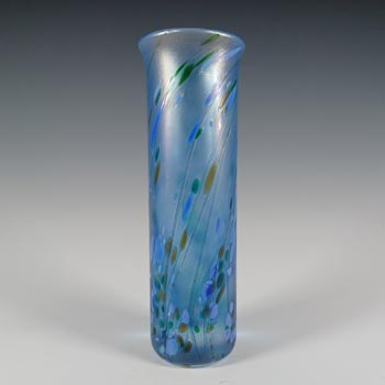 (image for) Isle of Wight Studio 'Summer Fruits' Blue Glass Cylinder Vase