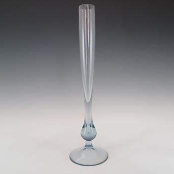 (image for) Whitefriars #9243 Sapphire Blue Glass Vintage Stem Vase