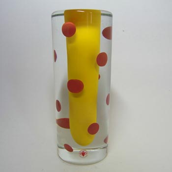 (image for) Beránek #2003/07/24 Labelled Yellow & Red Vase by Ondrej Kroupa