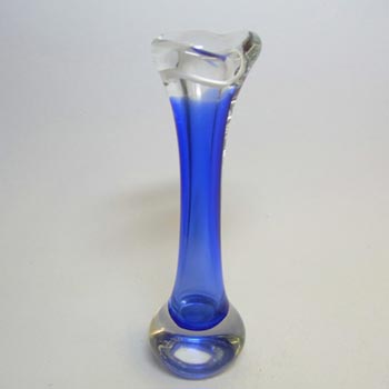 (image for) Flygsfors Coquille Glass Vase by Paul Kedelv Signed '56