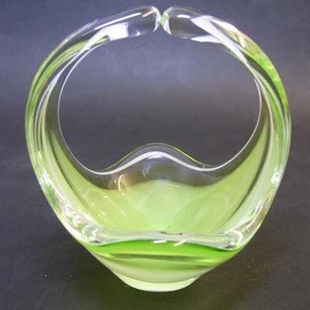 (image for) Flygsfors Coquille Glass Bowl by Paul Kedelv Signed '59