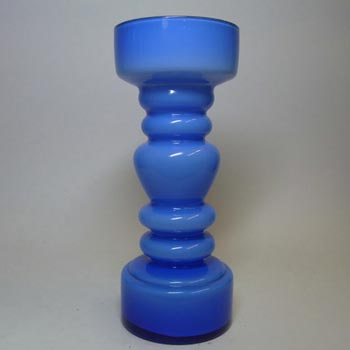 (image for) Japanese Blue Cased Hooped Glass Vase - Swedish Style